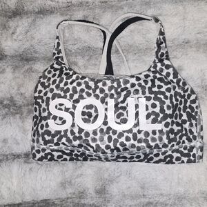 Lululemon Energy Bra Ace‎ Spot Sports Bra - Black and White Size 4 GUC
